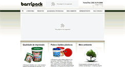 Desktop Screenshot of barripack.com.br