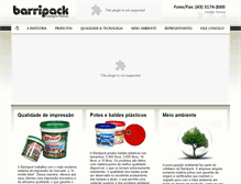Tablet Screenshot of barripack.com.br